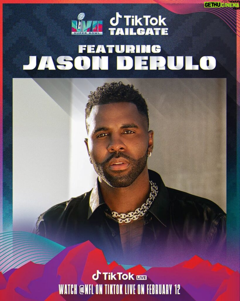 Jason Derulo Instagram - We're baaaaaack for year 3️⃣ of #TikTokTailgate Me and @theblackkeys are kicking things off for us at our 2023 TikTok Tailgate! Catch the show on Feb. 12 on @nfl @tiktok #superbowl