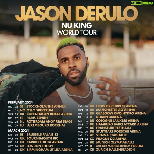 Jason Derulo Instagram - Nu King World Tour First dates! See You Soon❤️‍🔥❤️‍🔥❤️‍🔥 Tickets on sale at 10am, local time, Friday, Sept 22nd