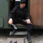 Jason Statham Instagram - Massive thanks to my good friend Justin Burton @warcrownforge for supplying the best of the best custom hand forged knives and axes for our Expendables movie. Thank you brother for the killer talent, and the endless supply of weaponry! #expend4bles