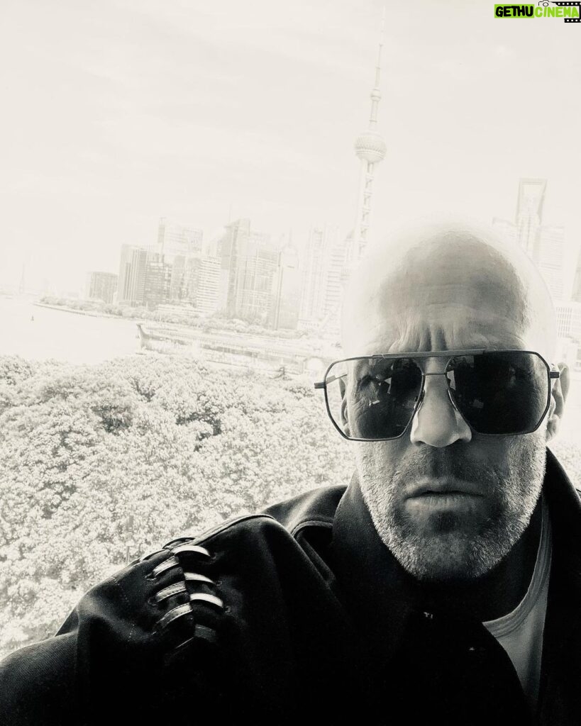 Jason Statham Instagram - Shanghai #Meg2