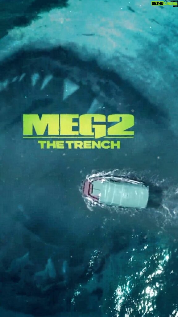 Jason Statham Instagram - #Meg2 in theaters August 4.