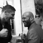 Jason Statham Instagram - Finally got to meet the big man himself. The King of kickboxing @ricoverhoeven Keep your eyes peeled for his new movie Black Lotus. Just like everything, he’s gonna smash it in this one. 👊