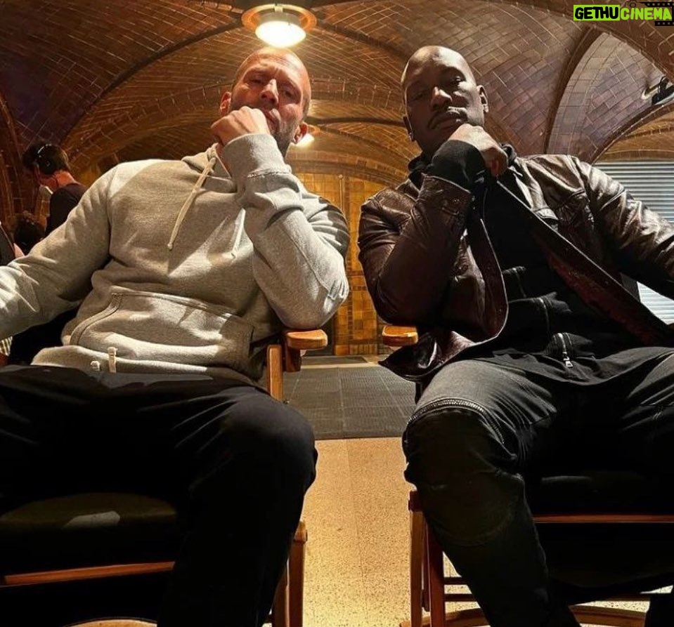 Jason Statham Instagram - Good to see you brother!! @tyrese