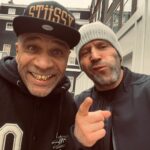 Jason Statham Instagram - Good to see ya G. @mrgoldie I’m waiting for the new album! Soon I hope. @metalheadzmusic 💥⚡️💥