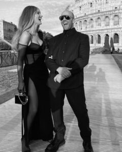 Jason Statham Instagram - Fast X world premiere with the missus! Colosseum Rome 🇮🇹 @rosiehw