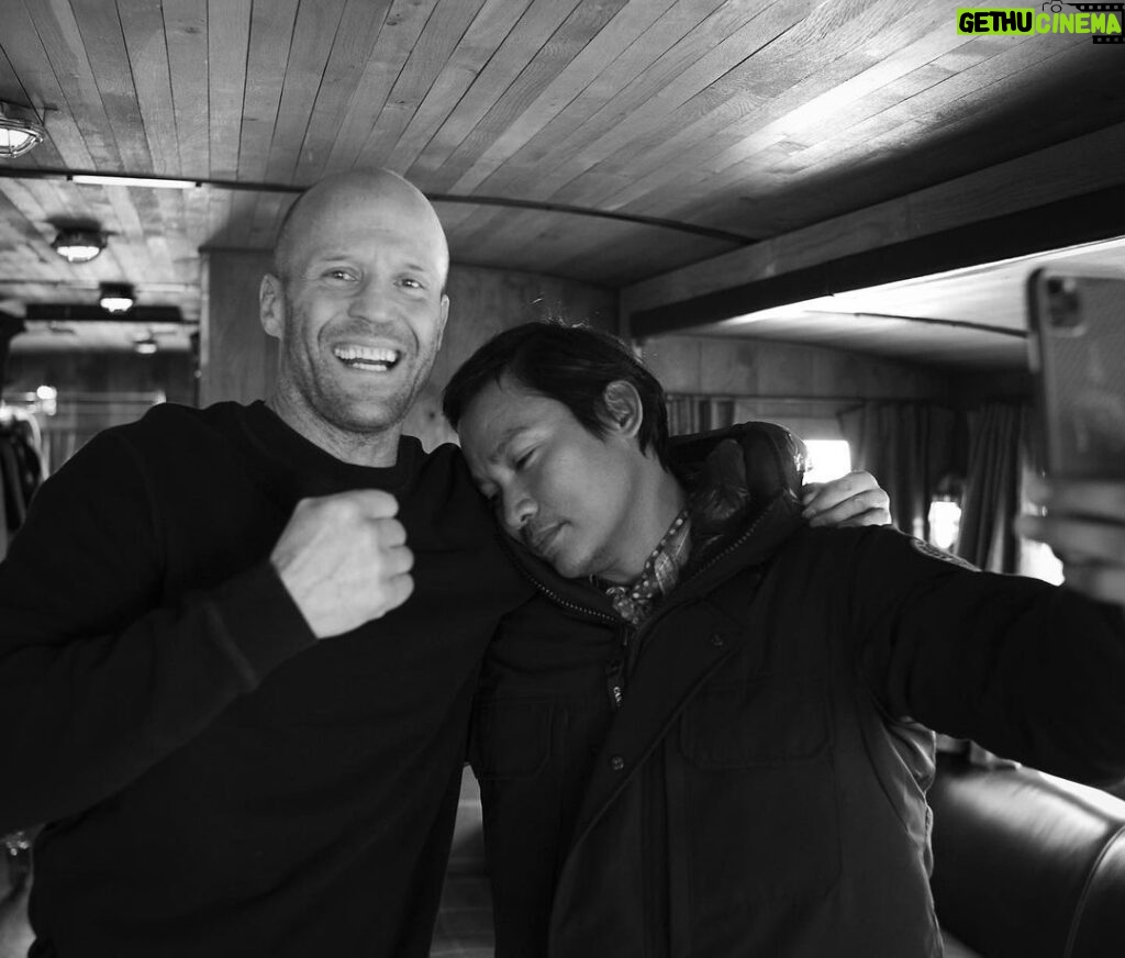 Jason Statham Instagram - I have waited far too long to work alongside this man @tonyjaaofficial The most talented and the most humble you could ever meet. Thank you brother for all of the inspiration you have given to myself and so many others. #expendables4 📸@danielsmithphotography