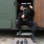 Jason Statham Instagram - Massive thanks to my good friend Justin Burton @warcrownforge for supplying the best of the best custom hand forged knives and axes for our Expendables movie. Thank you brother for the killer talent, and the endless supply of weaponry! #expend4bles
