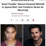 Jayson Blair Instagram - So lucky to get to be working through these times. Extra lucky to be working with the cast of @goodtrouble Thank you @justiceponderinc @carlosaugusto71 @prosicker @scottgenk @bsvogue99 @jjjoannajohnson @thepeterpaige @bradleybredeweg Los Angeles, California