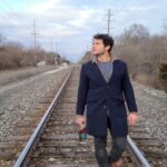 Jayson Blair Instagram - Had so much fun playing around on the train tracks making my 1st reel with @westwardwhiskey This single malt distillation and package highlights the highest quality you would expect from the American Northwest #westwardexplorer