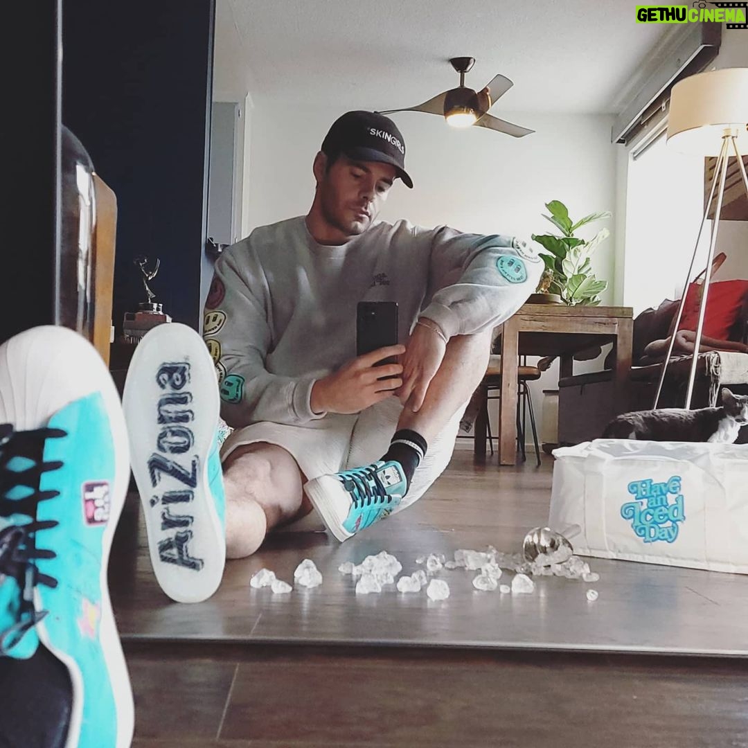 Jayson Blair Instagram - Have an Iced Day y'all! @drinkarizona is not only the best value out there.The family that owns it happens to be the most generous people on the planet. Support the good ones. PRO TIP, they make the best fruit snacks and in the game! #haveaniceday Hollywood, California