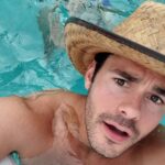Jayson Blair Instagram - Take me back to the desert! Also, this photo series of @henrydeblouw throwing his phone in the pool as a if it were a basketball is 🤣 Rancho Mirage, California