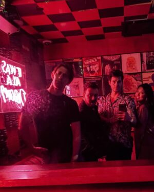 Jayson Blair Instagram - We had absolutely no fun at all last night... not! Scroll through to see our crew in action. Having your own karaoke room in the middle of a night club makes for some good clean fun.  Thank you for showing us the best time last night @ontherecordlv and @drinkmamarabbit it truly was a night I will never forget.  #otrvegas #drinkmasmezcal