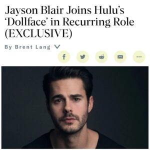Jayson Blair Instagram - I am so excited to join this talented cast and crew of incredible women that make @dollfaceonhulu on @hulu the special show it is. I was a fan, and not I get to be a part of telling this incredible story🙌🏼