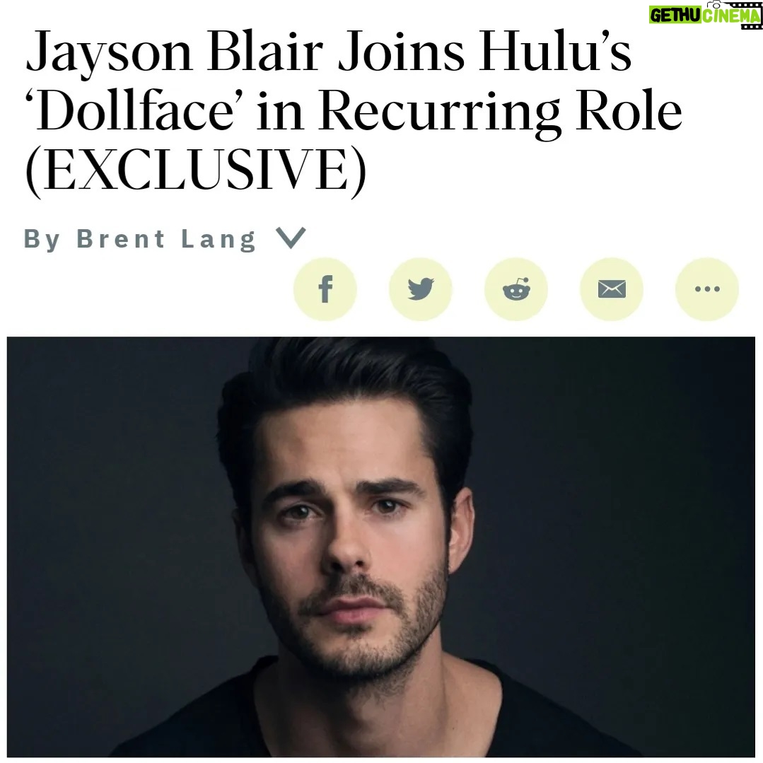 Jayson Blair - 3.9K Likes - I am so excited to join this talented cast and crew of incredible women that make @dollfaceonhulu on @hulu the special show it is. I was a fan, and not I get to be a part of telling this incredible story🙌🏼