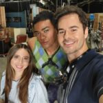 Jayson Blair Instagram - @dollfaceonhulu bts ❤️ Who's seen it yet? These are the only photos I ended up getting, but there's some really great memories in here for sure. Shotout to the best partner @esthermonster for being so.great to work with! Much love to our great creator @jweissy and @michnader @katdenningsss Los Angeles, California