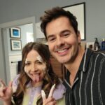 Jayson Blair Instagram - @dollfaceonhulu bts ❤️ Who's seen it yet? These are the only photos I ended up getting, but there's some really great memories in here for sure. Shotout to the best partner @esthermonster for being so.great to work with! Much love to our great creator @jweissy and @michnader @katdenningsss Los Angeles, California