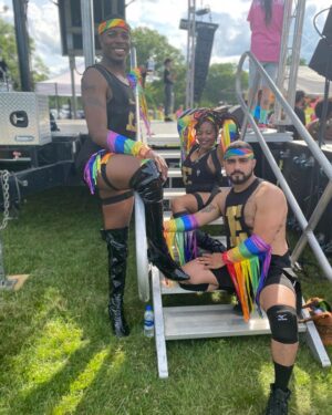 Jazzul Escada Instagram - We’re so happy to have performed at the 2nd annual @transresistancema pride show! 🏳️‍⚧️ 🌈 ✊🏾 thank you @frenchywithay for the opportunity ❤️

Thank you @peterinpink  for your NASTYYYY commentations . I can’t wait to see what else you bring in the future!

Escada Male Dancers:
@_iam.damian 
@caramel_mnm1990 
@yungxwildxfree 

🌈🔥❤️