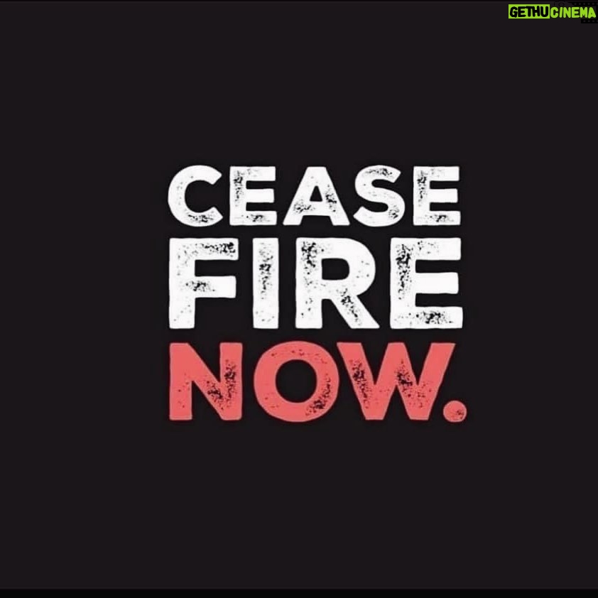Jeanne Added Instagram - Cease fire now.