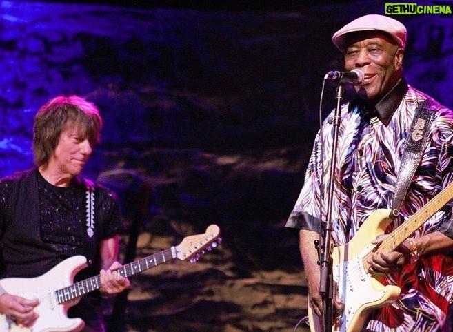 Jeff Beck Instagram - Photo from the show at the Borgata. What show are YOU coming to? @therealbuddyguy #jeffbeck #buddyguy #tour #borgata Photo: drbeckology