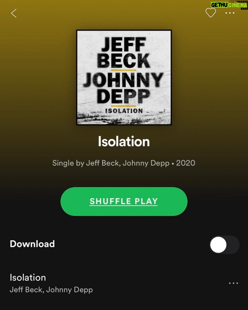 Jeff Beck Instagram - Listen on Spotify https://Rhino.lnk.to/isolation/spotify