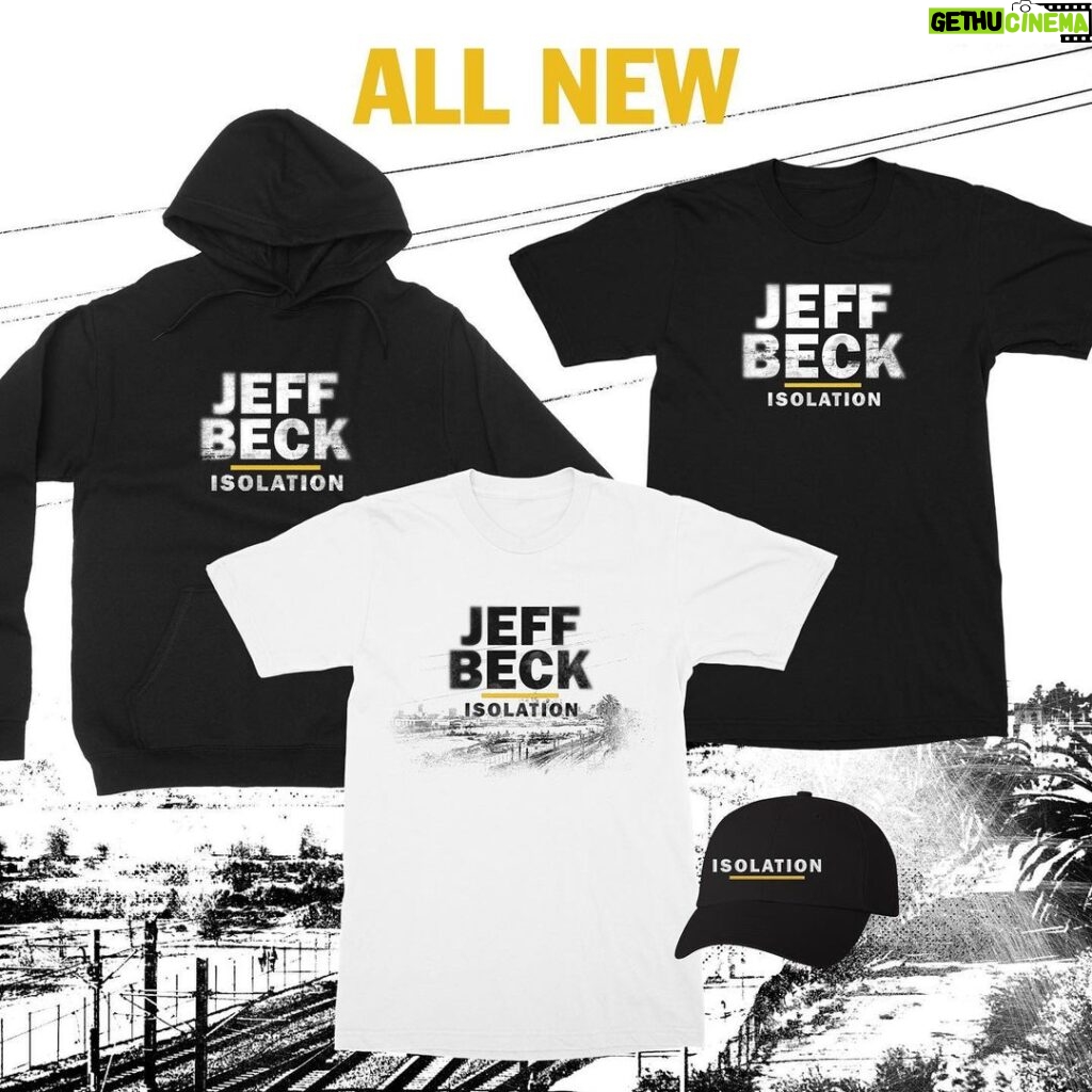 Jeff Beck Instagram - ALL NEW! Isolation collection. Shop now: https://bit.ly/2RHEdim