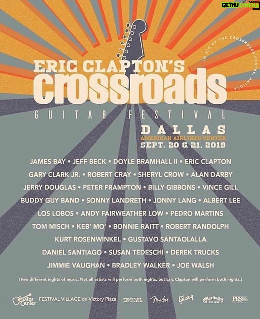 Jeff Beck Instagram - Dallas, TX. September 20-21