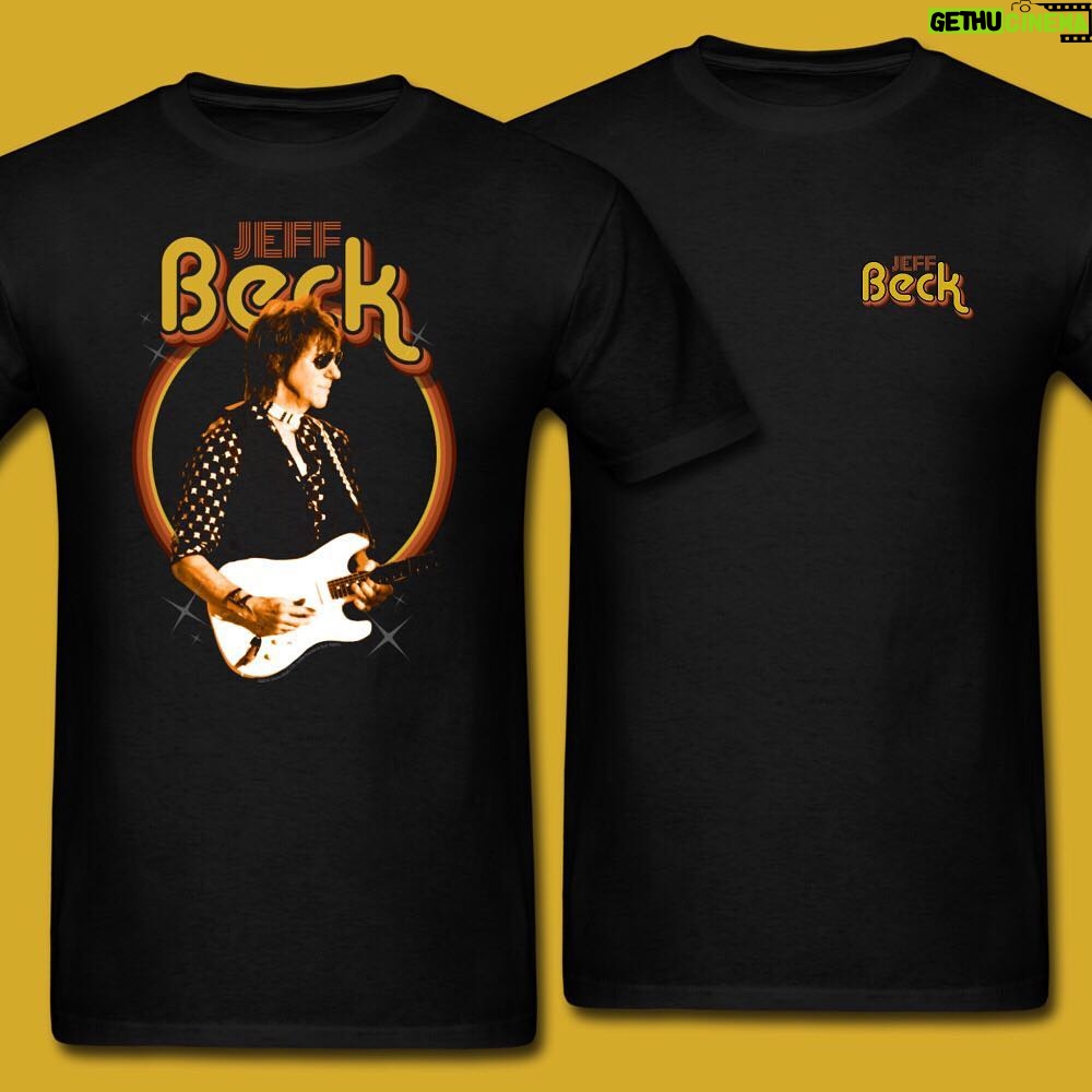 Jeff Beck Instagram - Just added: two new tour tees to choose from before the Stars Align Tour kicks off!