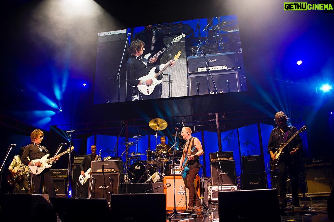Jeff Beck Instagram - Performing last weekend at the 2016 Classic Rock Awards held in Tokyo! . (From left to right) Tommy Henricksen-guitar (Alice Copper), Robert DeLeo-bass (Stone Temple Pilots), Ray Luzier-drummer (Korn), Phil Collen-guitar (Def Leppard), Dean DeLeo-guitar (Stone Temple Pilots) 📸: Kazuyo Horie