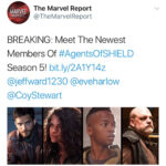 Jeff Ward Instagram – Dec. 1st @marvel @agentsofshield