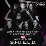 Jeff Ward Instagram - Ugh. So embarrassing, but this is a picture of me and the cast goofin’ around in our downtime. I guess we all really get along or whatever! I love them, they love me, etc... I wanted to get @iain_decaestecker in the photo, but everyone said, “no, let’s take one just us!” I was like, “are you sure? You guys love iain!” And they were like, “No, it’s cool, get in here Jeff!” So this is that #real pic. But if you donate $10 to fight Lupus at prizeo.com/marvel you could win a trip to LA to visit the set.  I can’t guarantee that everyone will love you as much as they love me, but it’s worth a shot. Now until May 5th. 🖤