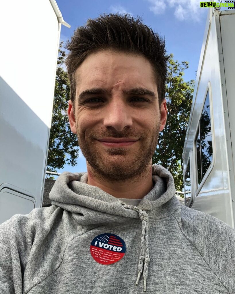 Jeff Ward Instagram - Voting is tight! And democratic AF! I wish this feeling on all of you.