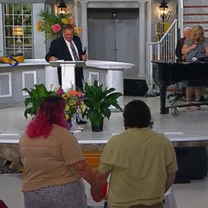 Jen Sutphin Instagram - HEY Y'ALL! James and I went to Jim Bakker's compound for Easter/our honeymoon, and they FINALLY uploaded the video!!! The link is in my linktree - it's from April 9th. Also not shown is when they prayed in tongues over us at the end lol. Happy Friday...new video coming tonight! #ptl #amen #jimbakker @jamesfundiefridays 

https://ptlnetwork.com/morningside-church-services/