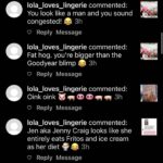 Jen Sutphin Instagram – @lola_loves_lingerie this you? It’s hard to tell by your private profile and no picture 🙄