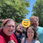 Jen Sutphin Instagram - Look who stopped by to say hi 😭💜🙌 @advocateaverage_ I LOVE THEM ALL SO MUCH!! P.S Watch SHP on Prime and remember to be good to each other 💜💜💜