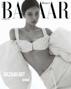 Jennie Kim Instagram - ☁️🍒☁️🍒@harpersbazaarkorea @jacquemus @studio.parkjongha
