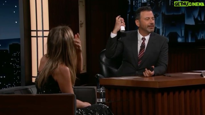 Jennifer Aniston Instagram - Let it be known that @jimmykimmel is a beauty guru and he helped me make @lolavie…