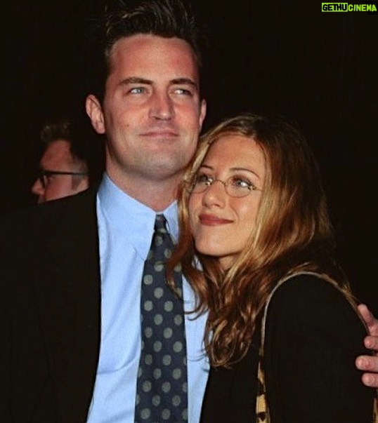 Jennifer Aniston Instagram - I'm shocked Matty is the last to join Instagram, considering he was a uh... umm....oh crap 🤦🏼‍♀️ Oh! A computer processing TRANSPONSTER. #FBF