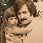 Jennifer Aniston Instagram - Christmas with one of my creators. Then and now #TBT Love you, papa ❤️