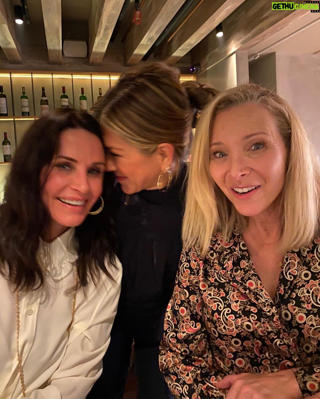 Jennifer Aniston - 10.8 Million Likes - Hi from the girls across the hall 👋🏼