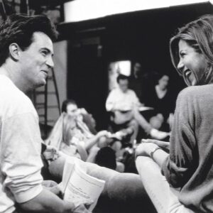 Jennifer Aniston Instagram - Oh boy this one has cut deep... Having to say goodbye to our Matty has been an insane wave of emotions that I’ve never experienced before. We all experience loss at some point in our lives. Loss of life or loss of love. Being able to really SIT in this grief allows you to feel the moments of joy and gratitude for having loved someone that deep. And we loved him deeply. He was such a part of our DNA. We were always the 6 of us. This was a chosen family that forever changed the course of who we were and what our path was going to be. For Matty, he KNEW he loved to make people laugh. As he said himself, if he didn't hear the ‘laugh’ he thought he was going to die. His life literally depended on it. And boy did he succeed in doing just that. He made all of us laugh. And laugh hard. In the last couple weeks, I’ve been poring over our texts to one another. Laughing and crying then laughing again. I’ll keep them forever and ever. I found one text that he sent me out of nowhere one day. It says it all. (See the second slide…) 

Matty, I love you so much and I know you are now completely at peace and out of any pain. I talk to you every day… sometimes I can almost hear you saying “could you BE any crazier?” 

Rest little brother. 
You always made my day… 
❤️🕊️