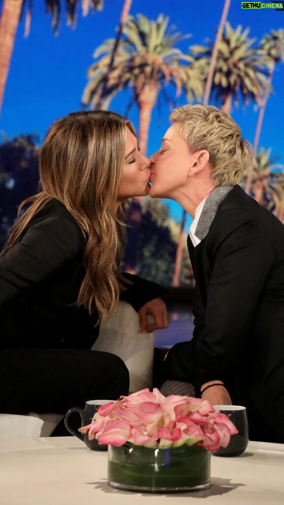 Jennifer Aniston Instagram - 19 years. Boy, that went by in a flash. We all need laughter in our lives and that’s something that Ellen has given to me and to the world in spades. Thank you for making dreams come true for so many. You’re gonna be missed @theellenshow! ❤️👋🏼😭