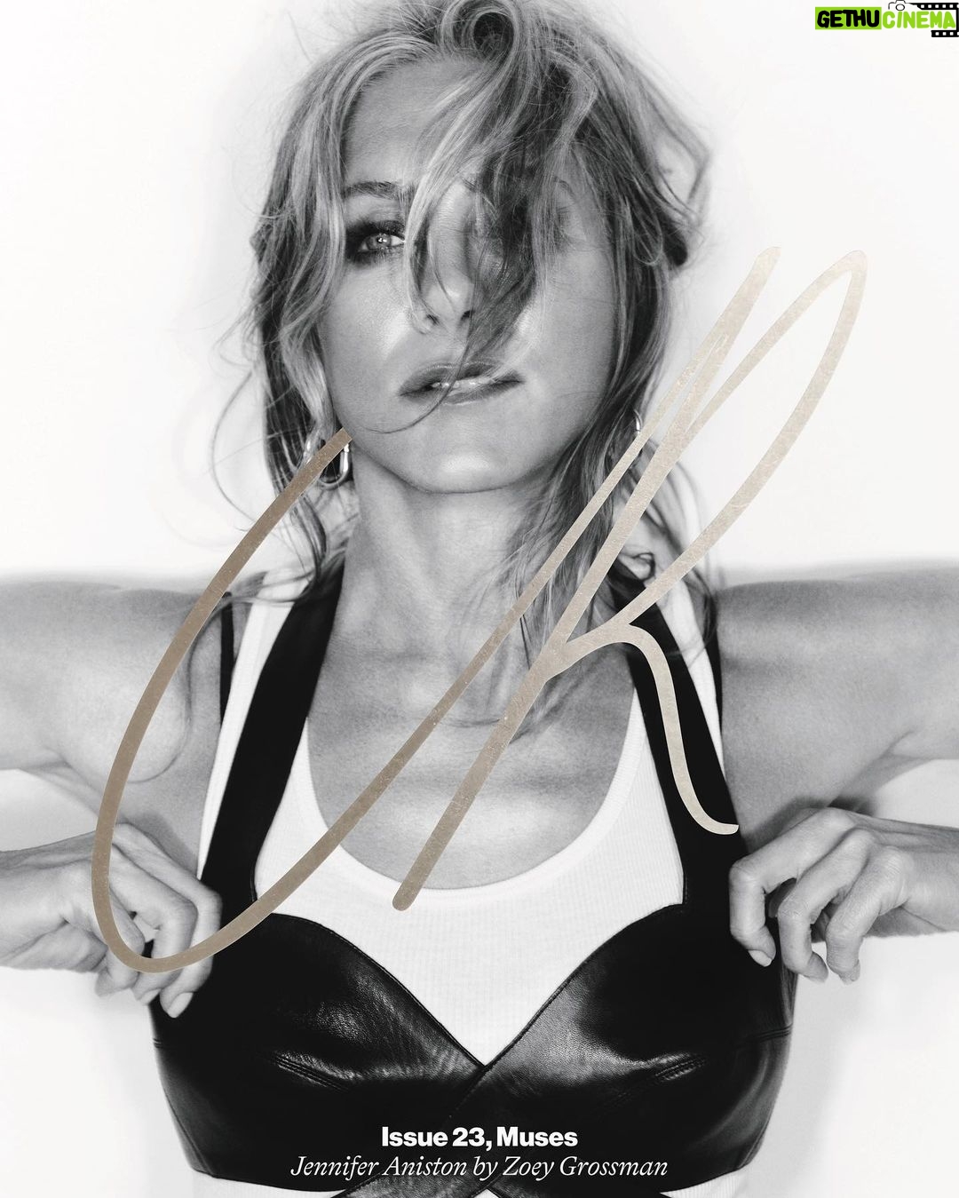 Jennifer Aniston Instagram - @carineroitfeld this was a dream come true to work with you 😘 And the incredible @zoeygrossman 📸❤️ The ridiculously talented hair and makeup team…. @mrchrismcmillan and @georgieeisdell.