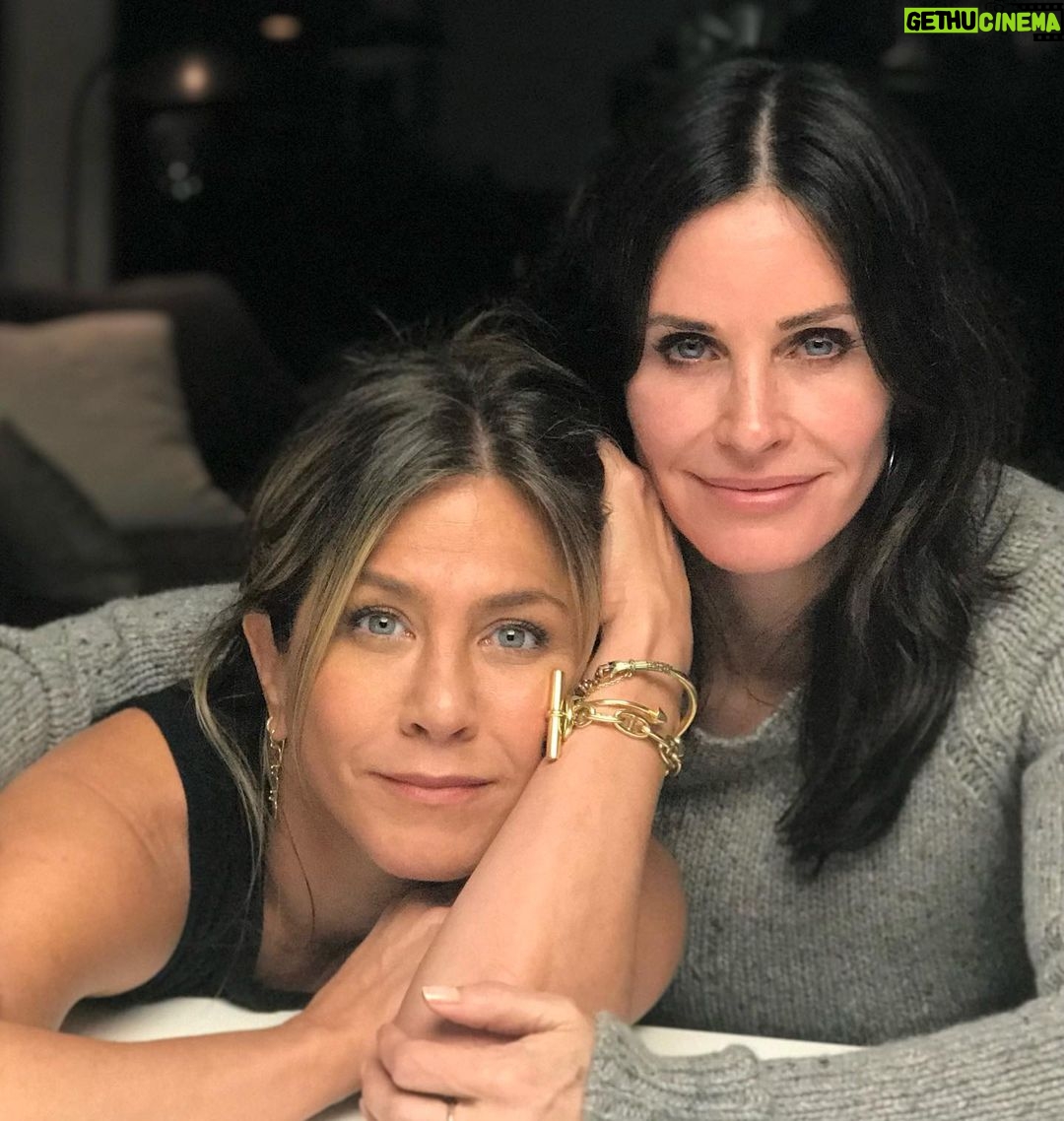 Jennifer Aniston - 6.3 Million Likes - I’d like to take a moment and wish my dearest CC the happiest of birthdays. If you’ve been lucky enough to know her, you know how incredible she is. The biggest heart and most generous of humans. I love you, Cox-N-Hammer! Happy Birthday ❤️🥳🎈