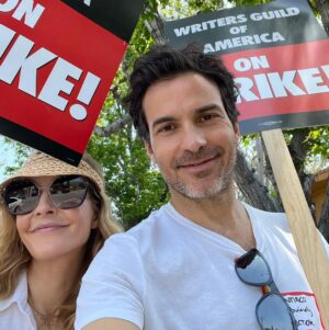 Jennifer Finnigan Instagram - Cast and writers who still adore each other, strike together. Supporting and fighting for our AMAZINGLY TALENTED WRITERS, to ensure that the writers, and directors and actors—get paid what we have rightfully earned. The greed has gone far enough. Support our artists!!!!!!! #wgastrong #wgastrike #sagaftramembers @salvationcbs @santiagoc