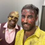 Jennings Brower Instagram - Who’s SFX Makeup was your favorite?🎨👀👻 @paulbutcher @in_the_nic_of_time @emmanorts @g.lanehillman @hawke.productions #pieces #sfxmakeup #spookyseason #halloween #actor Los Angeles, California