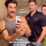 Jennings Brower Instagram - Baby Face Throwback for New Years🤩🪒😂 @the_snikle @lonnieiiv @grace_africa @lightboxgnome #mustache #facialhair #newyears #funny Jacksonville Beach, Florida