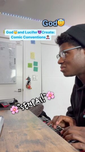 Jennings Brower Instagram - God and Lucifer Create😇😈Comic Conventions🦸🏻‍♂️

😇: @lonnieiiv 

Comment WHO, WHAT, or WHERE we should create next!🎨Tag a creator you’d like to see collab with us, and as which celestial being!🎥✨

Follow @JenningsBrower for Daily Chaos🤘🏼
Double tap to stay in a Multiverse of Positivity❤️‍🔥
Save for ✨FuTuRe EnTeRtAiNmEnT✨
Join the Brower Ranger Discord in my bio!👾

#godandlucifercreate #jenningsbrower #lonnieiiv #god #lucifer #comiccon #comedy #skit #funny #lucifermorningstar #reels