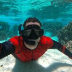 Jennings Brower Instagram - Spider-Man: Across The Waterverse🕷️🌊🤿 #spiderman #moorea #tahiti Mo'orea