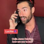 Jennings Brower Instagram - Lucifer Pranks Jesus😈😇 Los Angeles, California