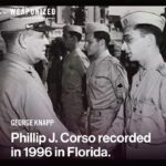 Jeremy Kenyon Lockyer Corbell Instagram – Before the testimony of UFO whistleblower David Grusch, there was a man named Col. Philip Corso – former Command Chief of the Foreign Technology Division of the United States Department of Defense.

In his official military and intelligence capacity – Col. Corso was briefed on biology reports from an autopsy performed at Walter Reed National Military Medical Center – reportedly of the dissection of ALIEN bodies.

In the recent episode of WEAPONIZED – check out some of this lost footage, recorded by George Knapp, years before Col. Corso went public with his account of helping to seed the U.S. defense industry with technology from UFO recoveries and crashes.

🧨👊🏼👀🥋🪖🪐🦅🛸🏴‍☠️

WATCH : https://youtu.be/eyCftd_FHwE

LISTEN : Link.chtbl.com/Weaponized

LEARN : WeaponizedPodcast.com